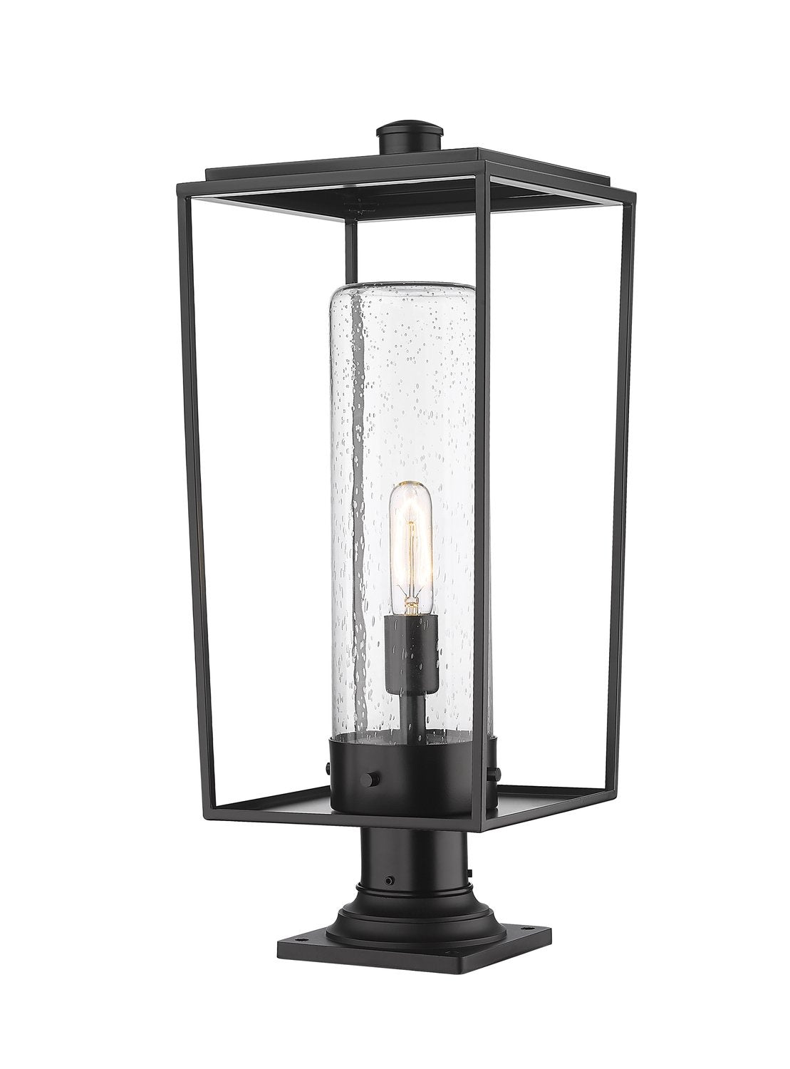 Z-LITE SHERIDAN OUTDOOR PIER MOUNTED FIXTURE | 594PHBR-533PM-BK