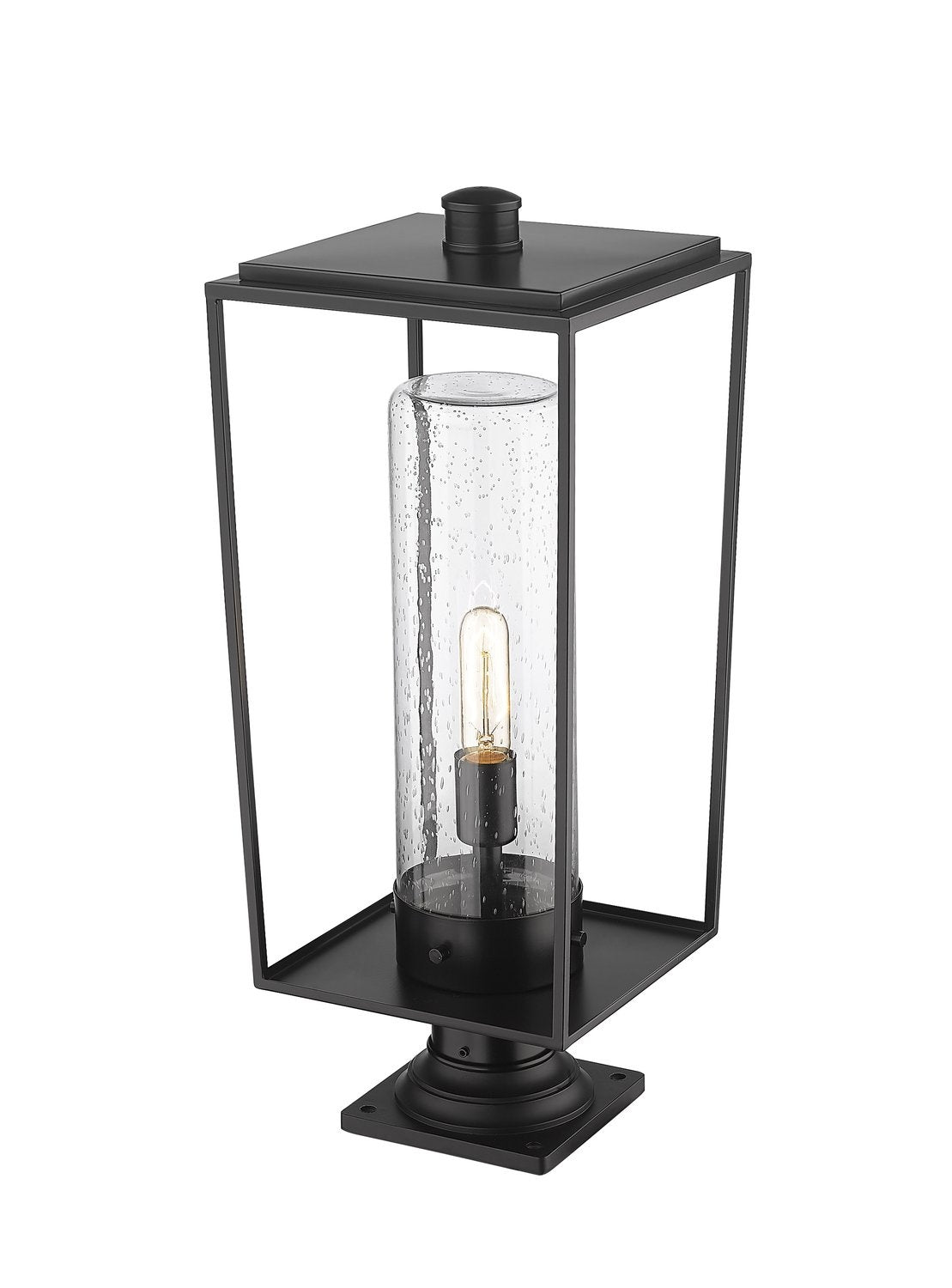 Z-LITE SHERIDAN OUTDOOR PIER MOUNTED FIXTURE | 594PHBR-533PM-BK