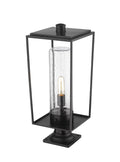Z-LITE SHERIDAN OUTDOOR PIER MOUNTED FIXTURE | 594PHBR-533PM-BK - Post