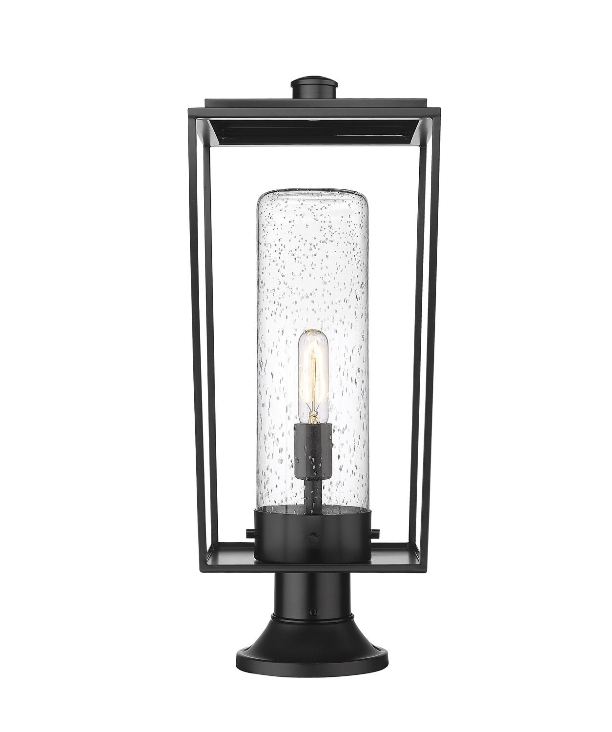 Z-LITE SHERIDAN OUTDOOR PIER MOUNTED FIXTURE | 594PHBR-553PM-BK