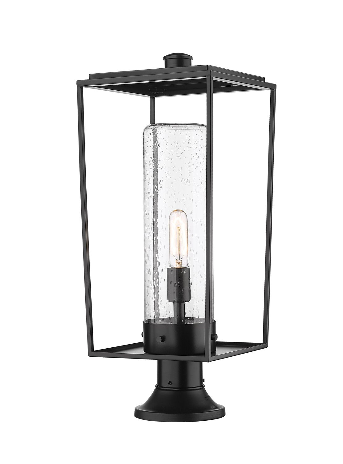 Z-LITE SHERIDAN OUTDOOR PIER MOUNTED FIXTURE | 594PHBR-553PM-BK