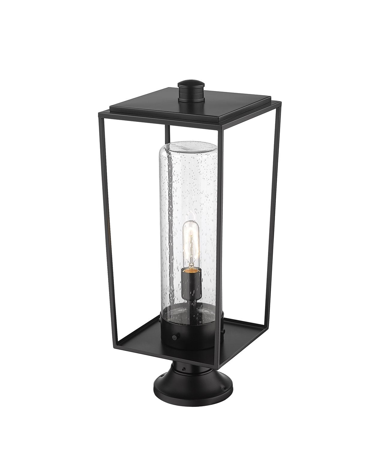 Z-LITE SHERIDAN OUTDOOR PIER MOUNTED FIXTURE | 594PHBR-553PM-BK