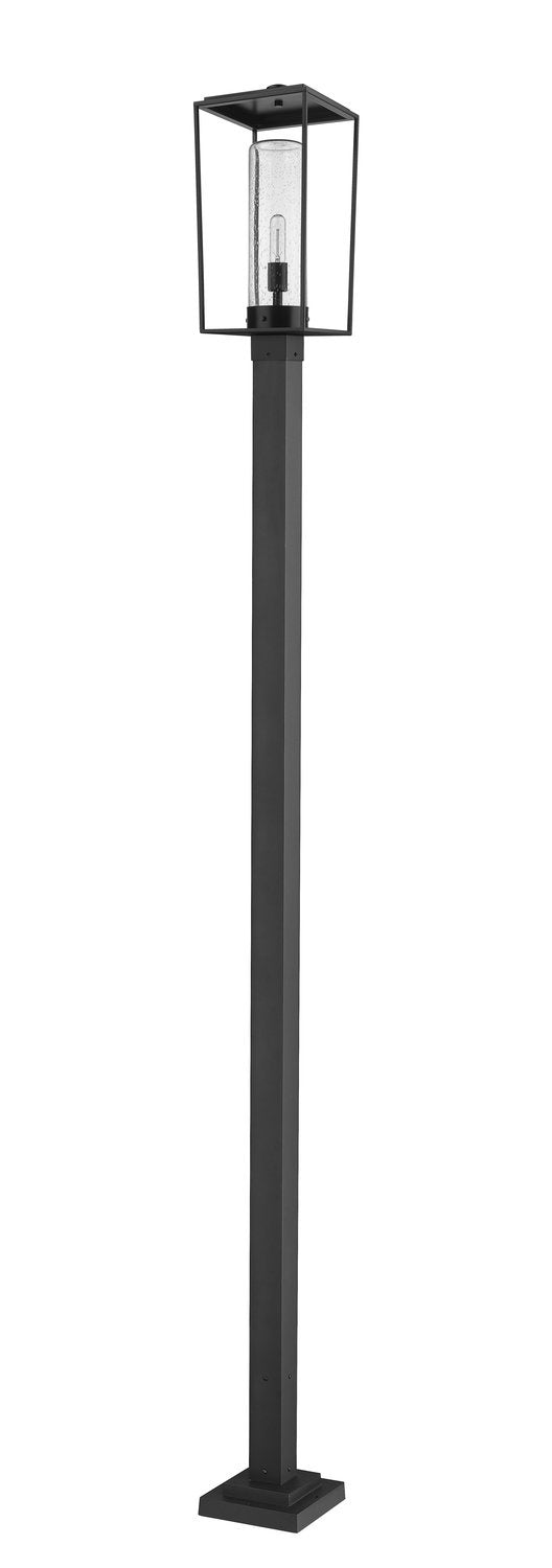 Z-LITE SHERIDAN OUTDOOR POST MOUNTED FIXTURE | 594PHBS-536P-BK - Post