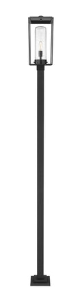 Z-LITE SHERIDAN OUTDOOR POST MOUNTED FIXTURE | 594PHBS-536P-BK - Post
