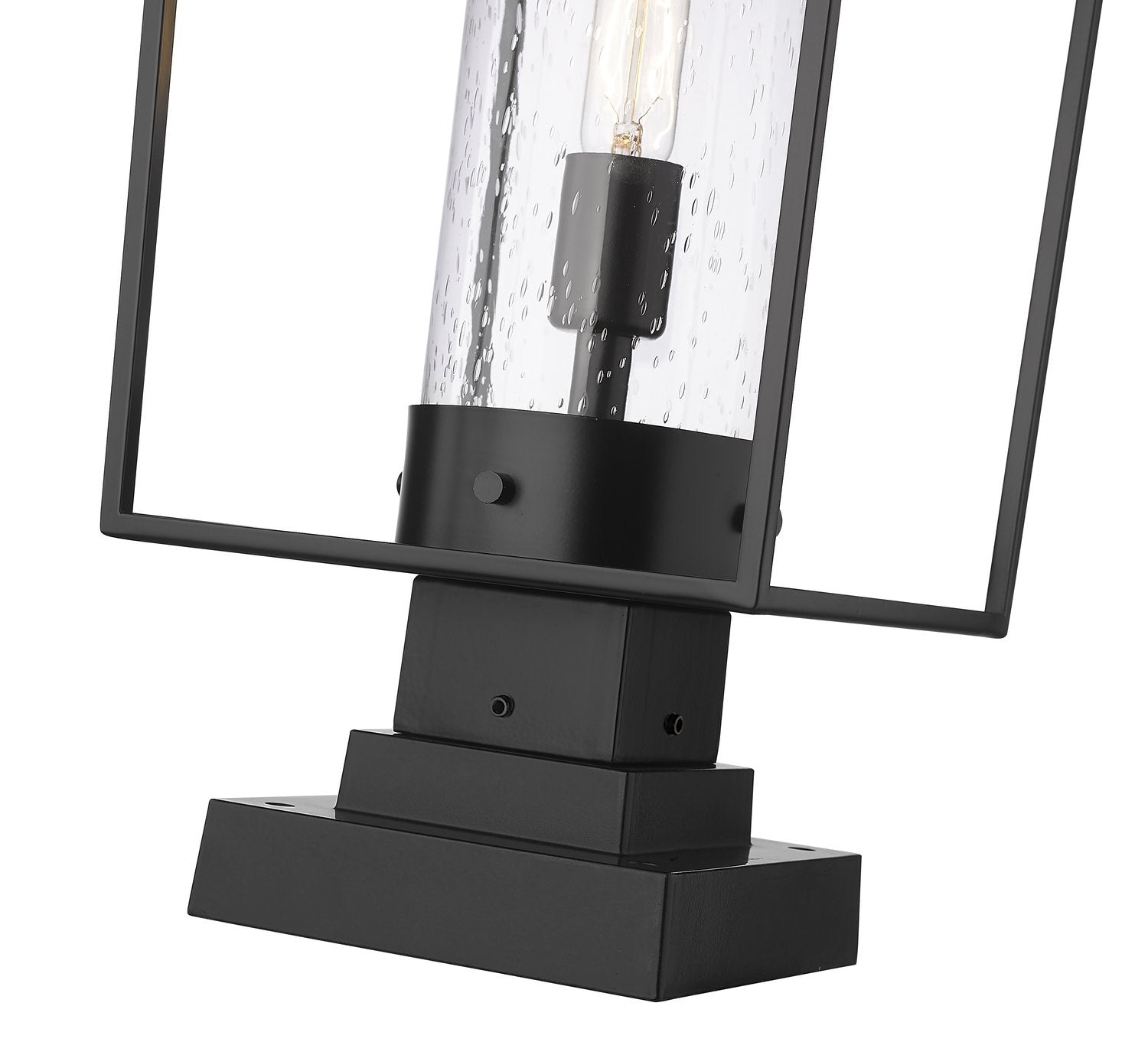 Z-LITE SHERIDAN OUTDOOR PIER MOUNTED FIXTURE | 594PHBS-SQPM-BK