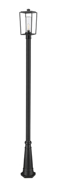 Z-LITE SHERIDAN OUTDOOR POST MOUNTED FIXTURE | 594PHMR-519P-BK - Post
