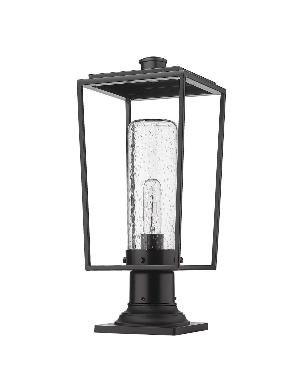 Z-LITE SHERIDAN OUTDOOR PIER MOUNTED FIXTURE | 594PHMR-533PM-BK - Post