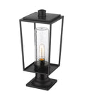 Z-LITE SHERIDAN OUTDOOR PIER MOUNTED FIXTURE | 594PHMR-533PM-BK