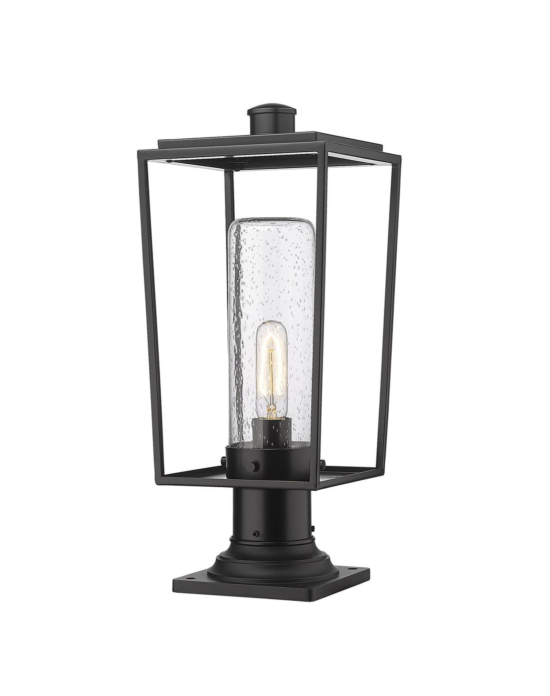 Z-LITE SHERIDAN OUTDOOR PIER MOUNTED FIXTURE | 594PHMR-533PM-BK - Post
