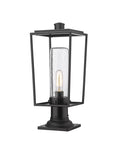 Z-LITE SHERIDAN OUTDOOR PIER MOUNTED FIXTURE | 594PHMR-533PM-BK