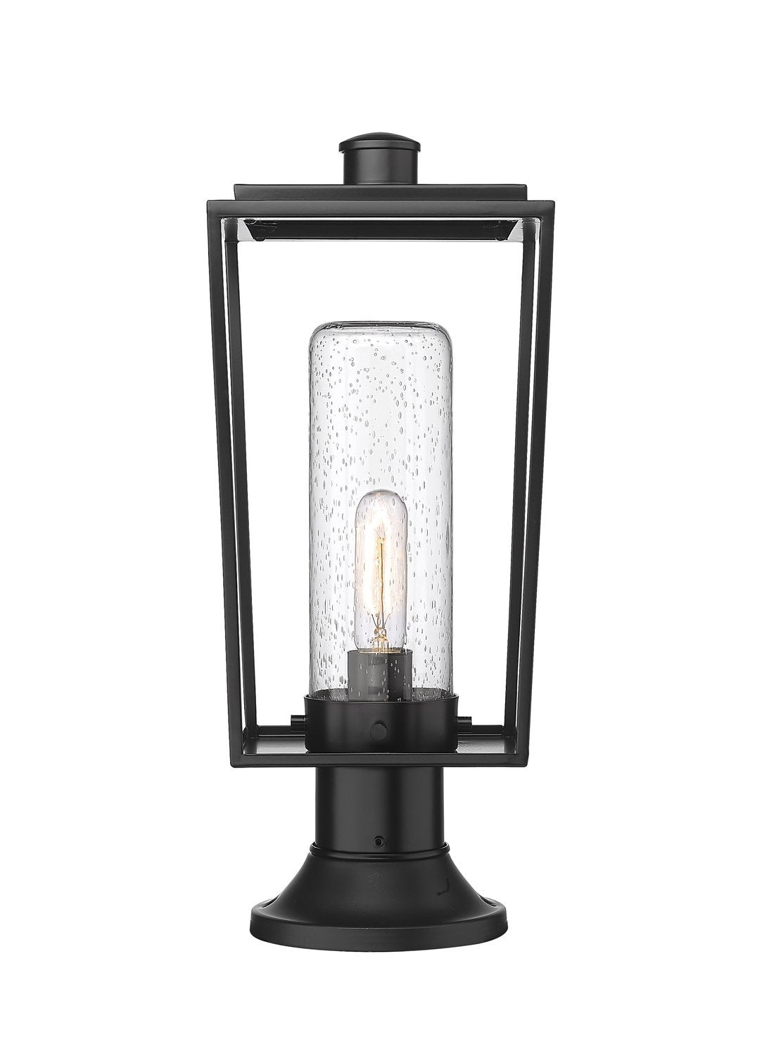 Z-LITE SHERIDAN OUTDOOR PIER MOUNTED FIXTURE | 594PHMR-553PM-BK - Post