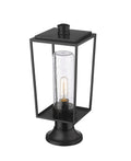 Z-LITE SHERIDAN OUTDOOR PIER MOUNTED FIXTURE | 594PHMR-553PM-BK - Post