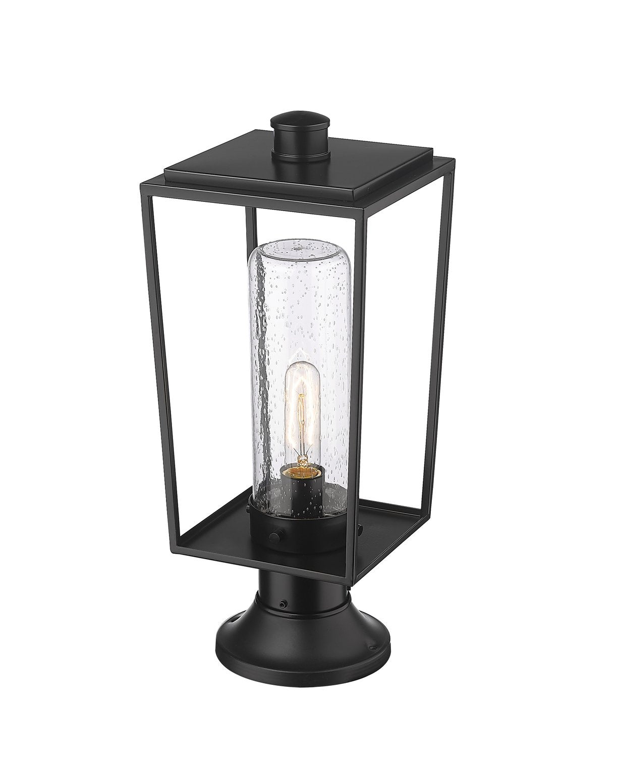 Z-LITE SHERIDAN OUTDOOR PIER MOUNTED FIXTURE | 594PHMR-553PM-BK - Post