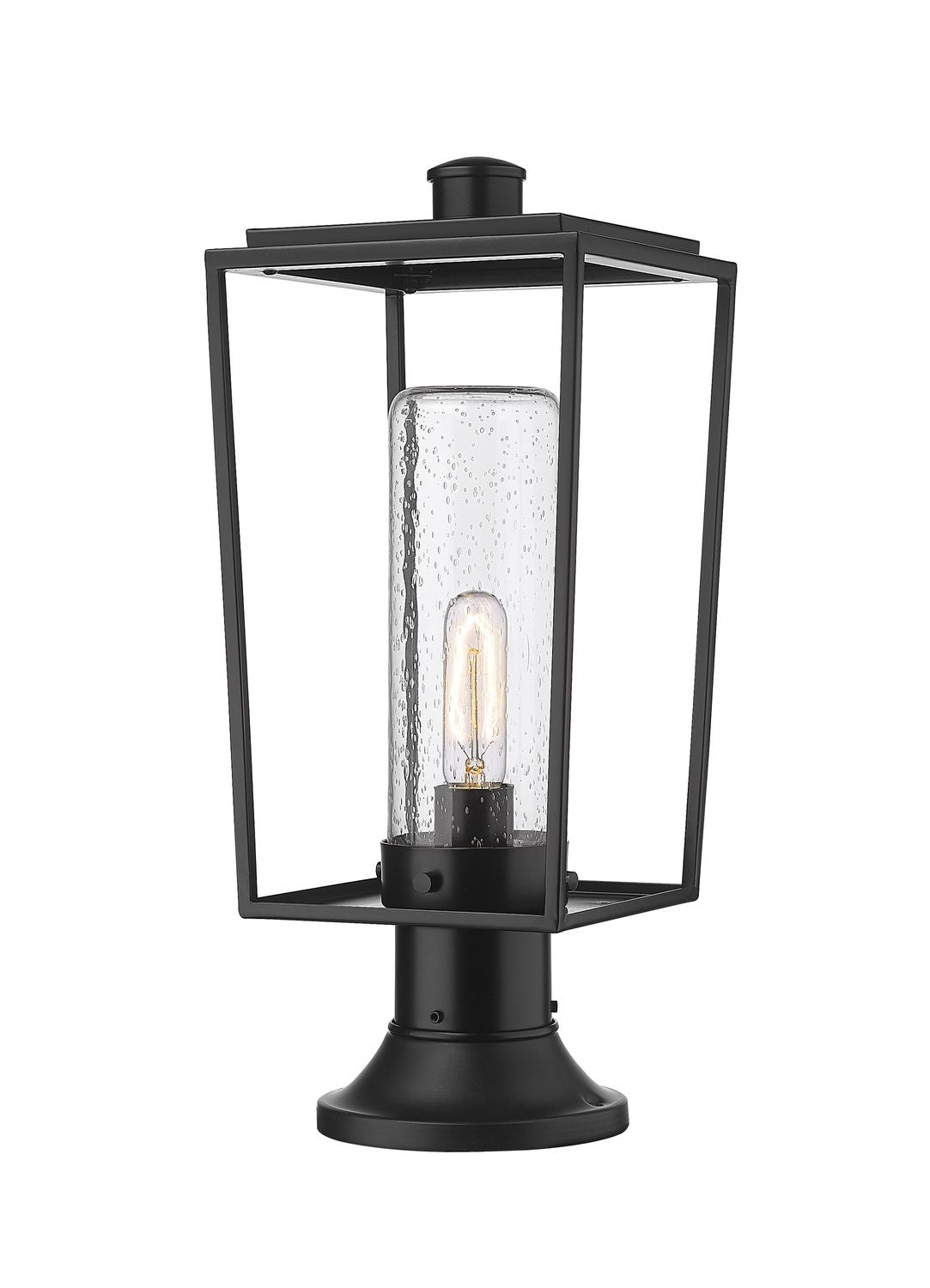 Z-LITE SHERIDAN OUTDOOR PIER MOUNTED FIXTURE | 594PHMR-553PM-BK - Post