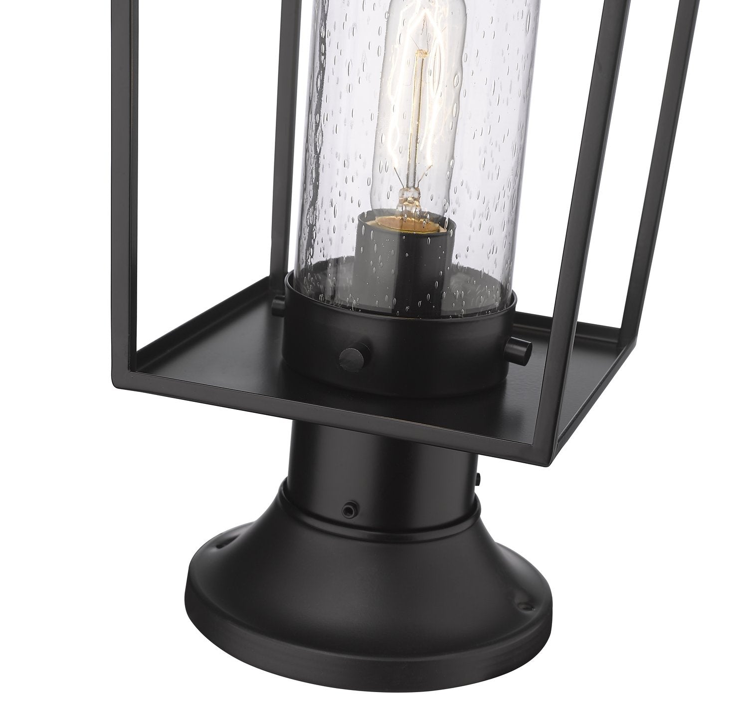 Z-LITE SHERIDAN OUTDOOR PIER MOUNTED FIXTURE | 594PHMR-553PM-BK