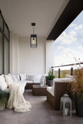 Z-LITE, NURI OUTDOOR CHAIN MOUNT CEILING FIXTURE, OUTDOOR CEILING LIGHT