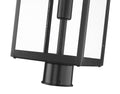 Z-LITE NURI OUTDOOR POST MOUNT FIXTURE | 596PHBR-BK - Post