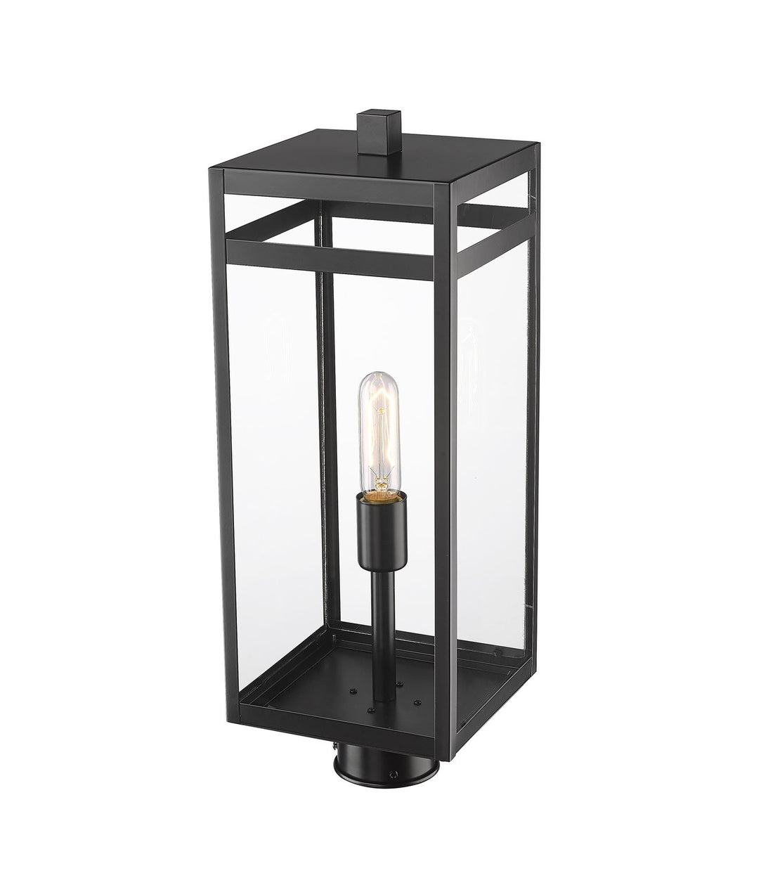 Z-LITE NURI OUTDOOR POST MOUNT FIXTURE | 596PHBR-BK - Post