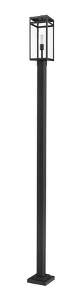 Z-LITE NURI OUTDOOR POST MOUNTED FIXTURE | 596PHBS-536P-BK - Post