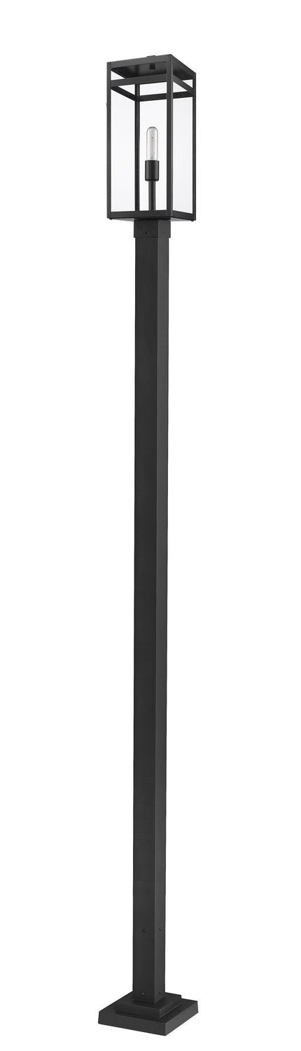 Z-LITE NURI OUTDOOR POST MOUNTED FIXTURE | 596PHBS-536P-BK - Post