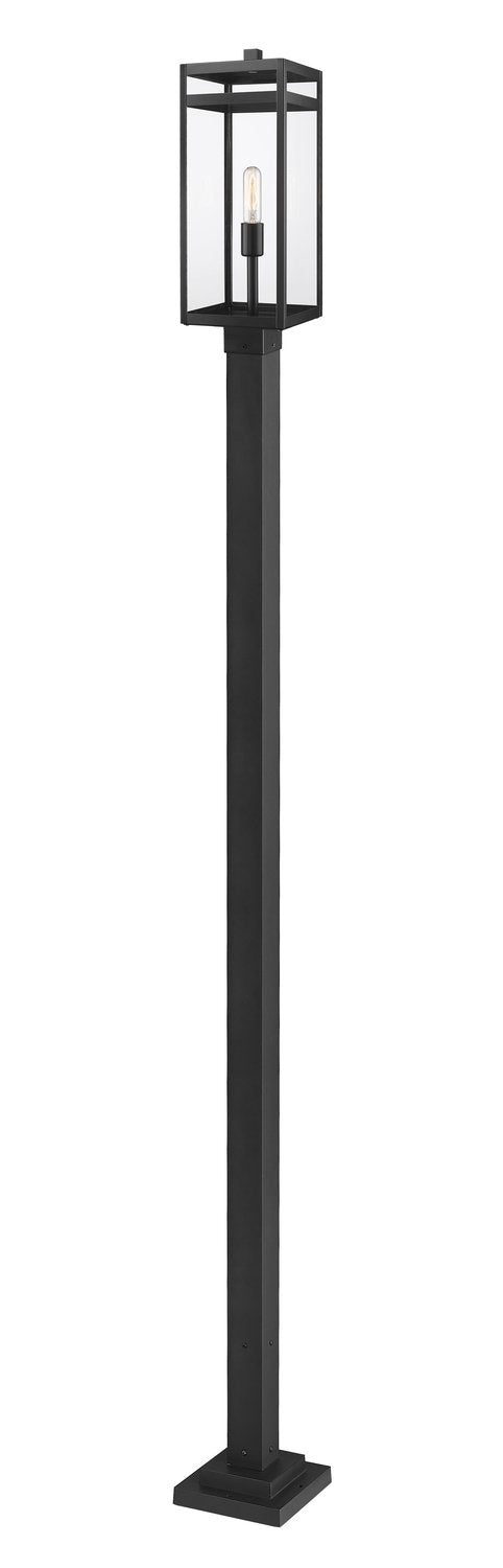 Z-LITE NURI OUTDOOR POST MOUNTED FIXTURE | 596PHBS-536P-BK - Post