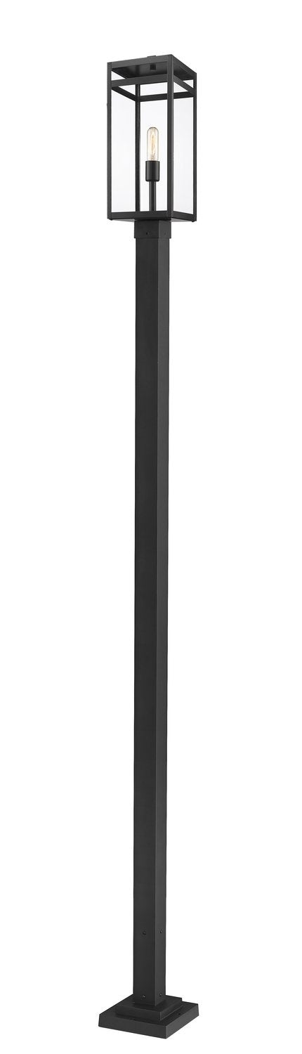 Z-LITE NURI OUTDOOR POST MOUNTED FIXTURE | 596PHBS-536P-BK - Post