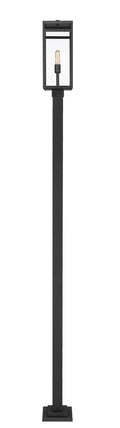 Z-LITE NURI OUTDOOR POST MOUNTED FIXTURE | 596PHBS-536P-BK - Post