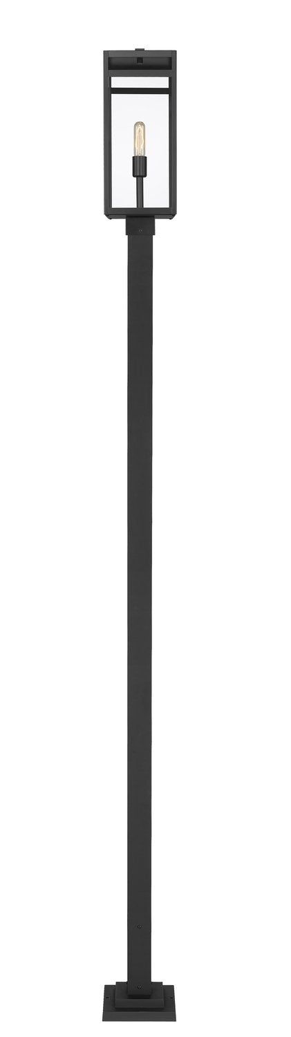 Z-LITE NURI OUTDOOR POST MOUNTED FIXTURE | 596PHBS-536P-BK - Post