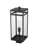 Z-LITE NURI OUTDOOR POST MOUNT FIXTURE | 596PHBS-BK - Post