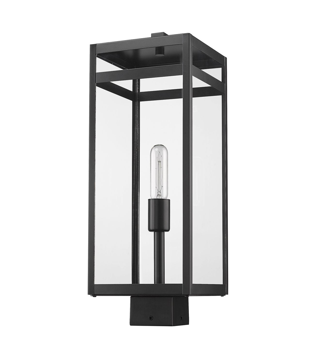 Z-LITE NURI OUTDOOR POST MOUNT FIXTURE | 596PHBS-BK - Post