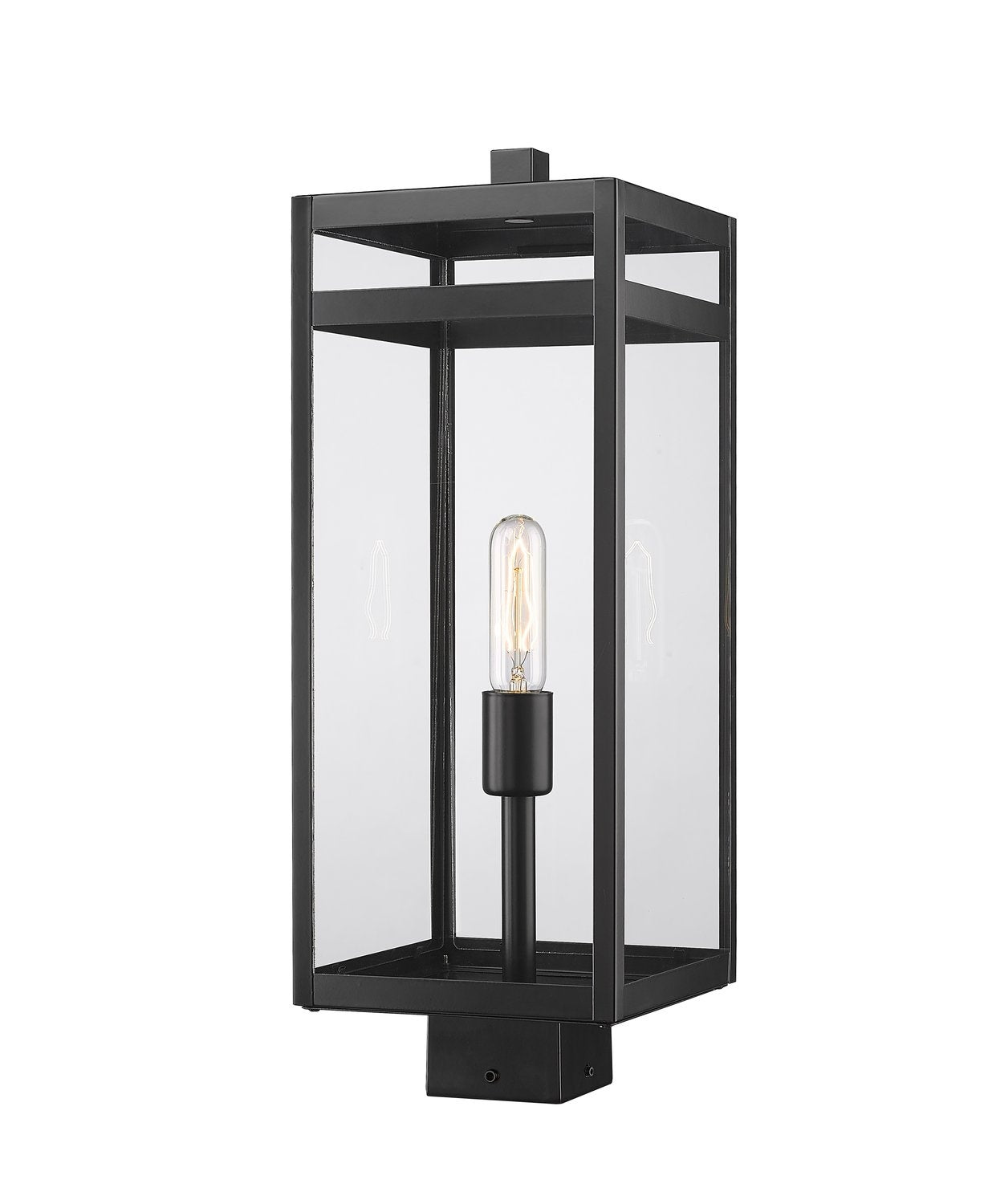 Z-LITE NURI OUTDOOR POST MOUNT FIXTURE | 596PHBS-BK - Post