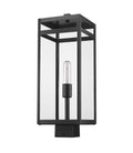 Z-LITE NURI OUTDOOR POST MOUNT FIXTURE | 596PHBS-BK - Post