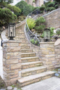 Z-LITE NURI OUTDOOR PIER MOUNTED FIXTURE (596PHBS) | 596PHBS-SQPM-BK - Post