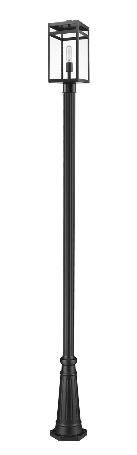 Z-LITE NURI OUTDOOR POST MOUNTED FIXTURE | 596PHMR-519P-BK - Post