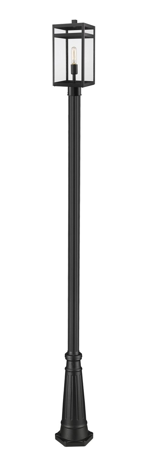 Z-LITE NURI OUTDOOR POST MOUNTED FIXTURE | 596PHMR-519P-BK - Post