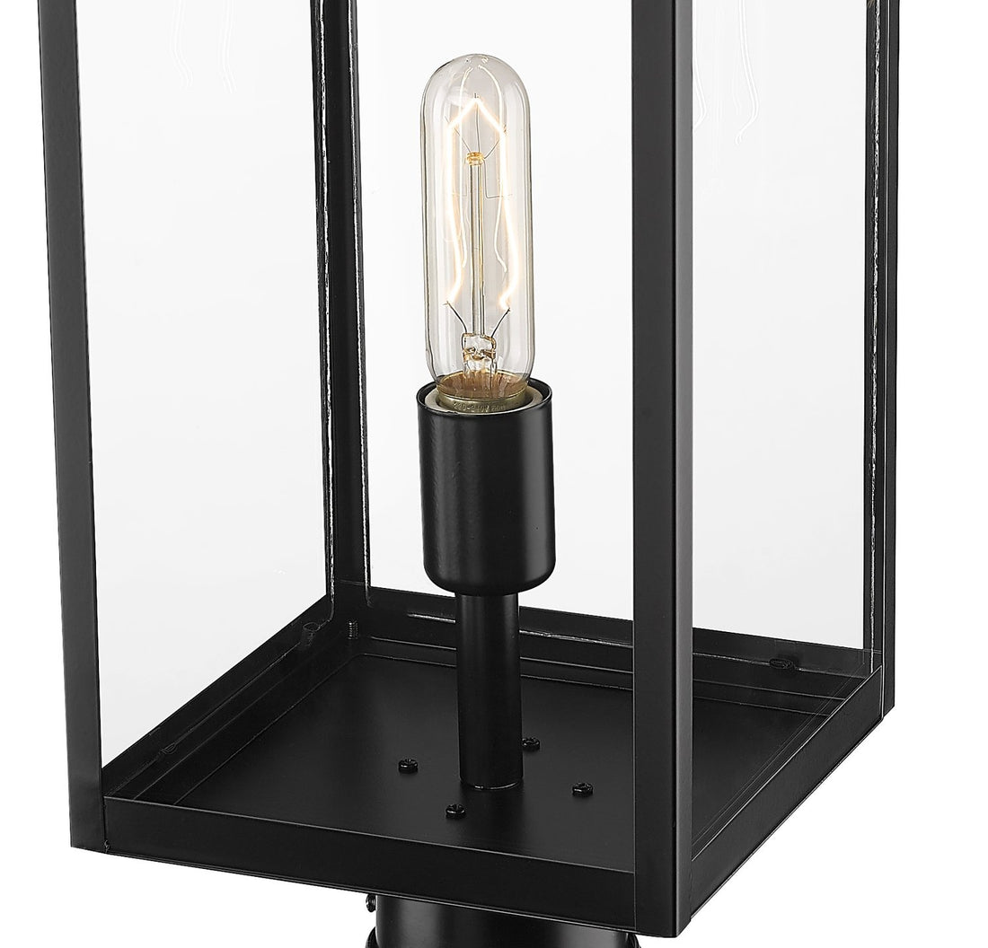 Z-LITE NURI OUTDOOR POST MOUNTED FIXTURE | 596PHMR-519P-BK - Post