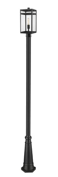 Z-LITE NURI OUTDOOR POST MOUNTED FIXTURE | 596PHMR-519P-BK - Post