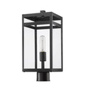 Z-LITE NURI OUTDOOR POST MOUNT FIXTURE | 596PHMR-BK - Post