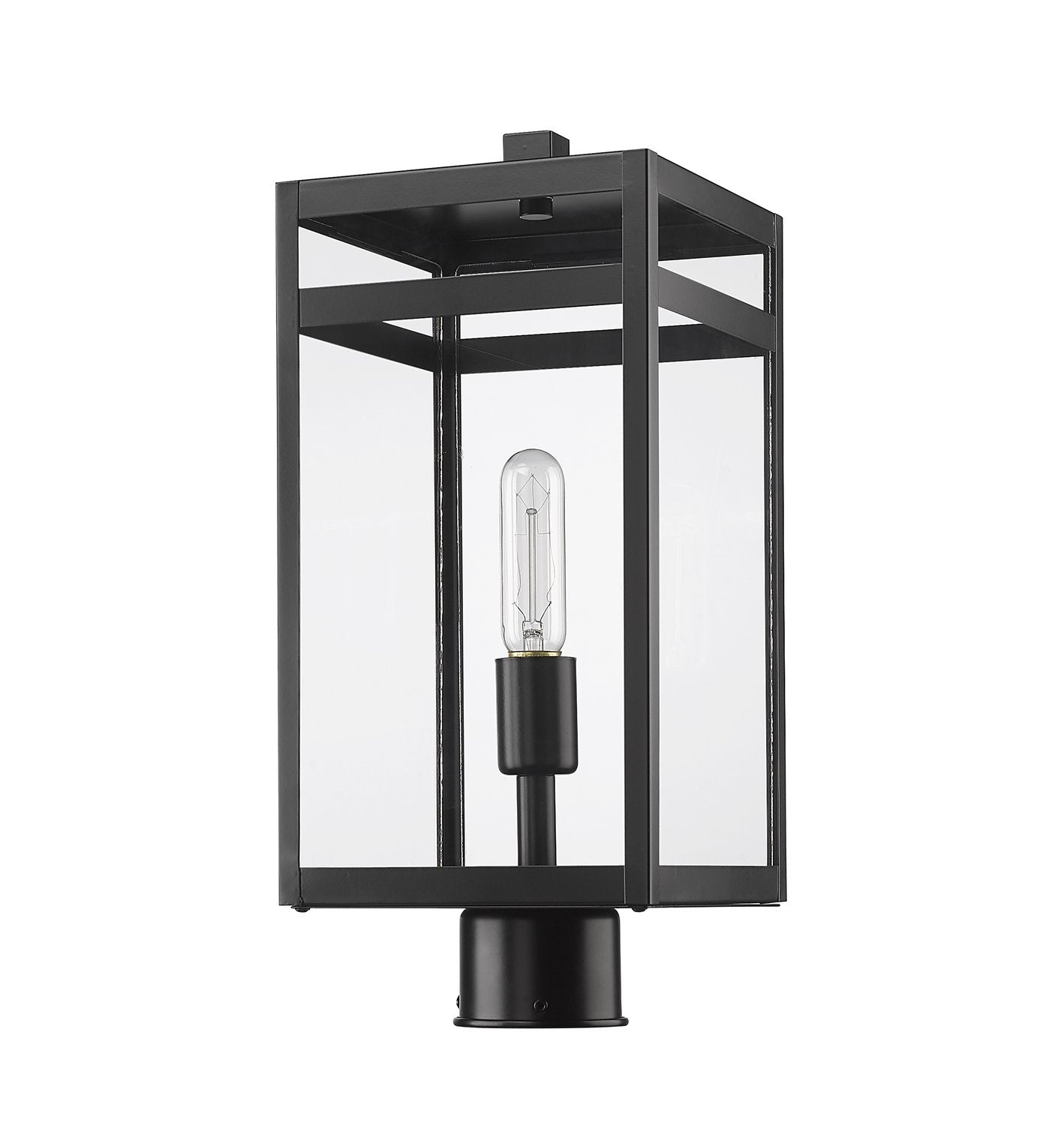 Z-LITE NURI OUTDOOR POST MOUNT FIXTURE | 596PHMR-BK - Post