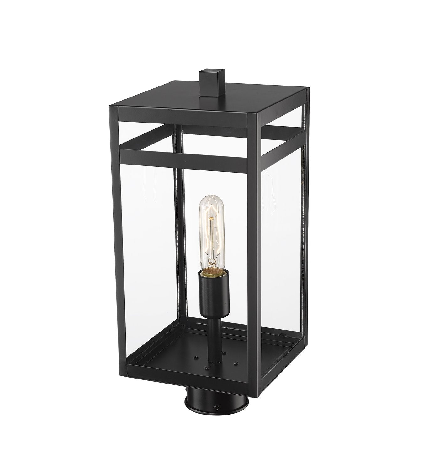 Z-LITE NURI OUTDOOR POST MOUNT FIXTURE | 596PHMR-BK - Post