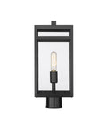 Z-LITE NURI OUTDOOR POST MOUNT FIXTURE | 596PHMR-BK - Post