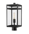 Z-LITE NURI OUTDOOR POST MOUNT FIXTURE | 596PHMR-BK - Post