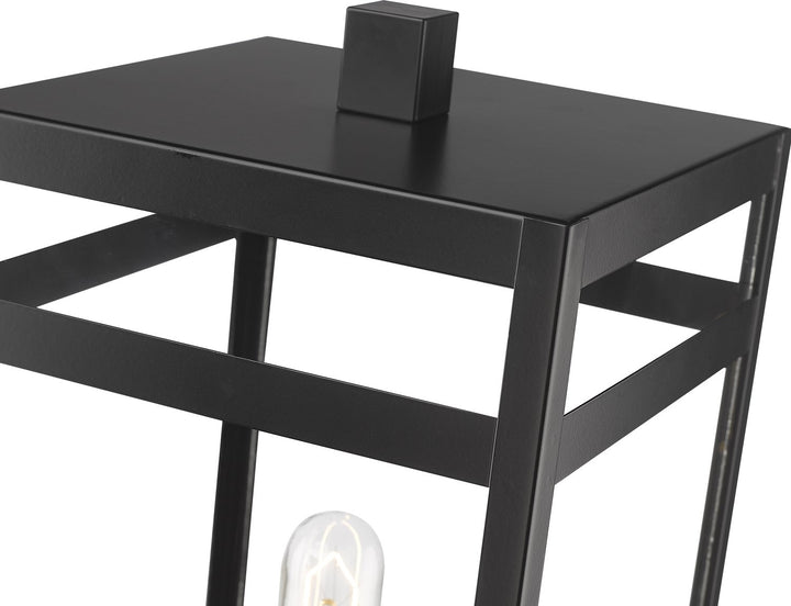 Z-LITE NURI OUTDOOR POST MOUNT FIXTURE | 596PHMR-BK - Post