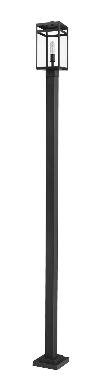 Z-LITE NURI OUTDOOR POST MOUNTED FIXTURE | 596PHMS-536P-BK - Post
