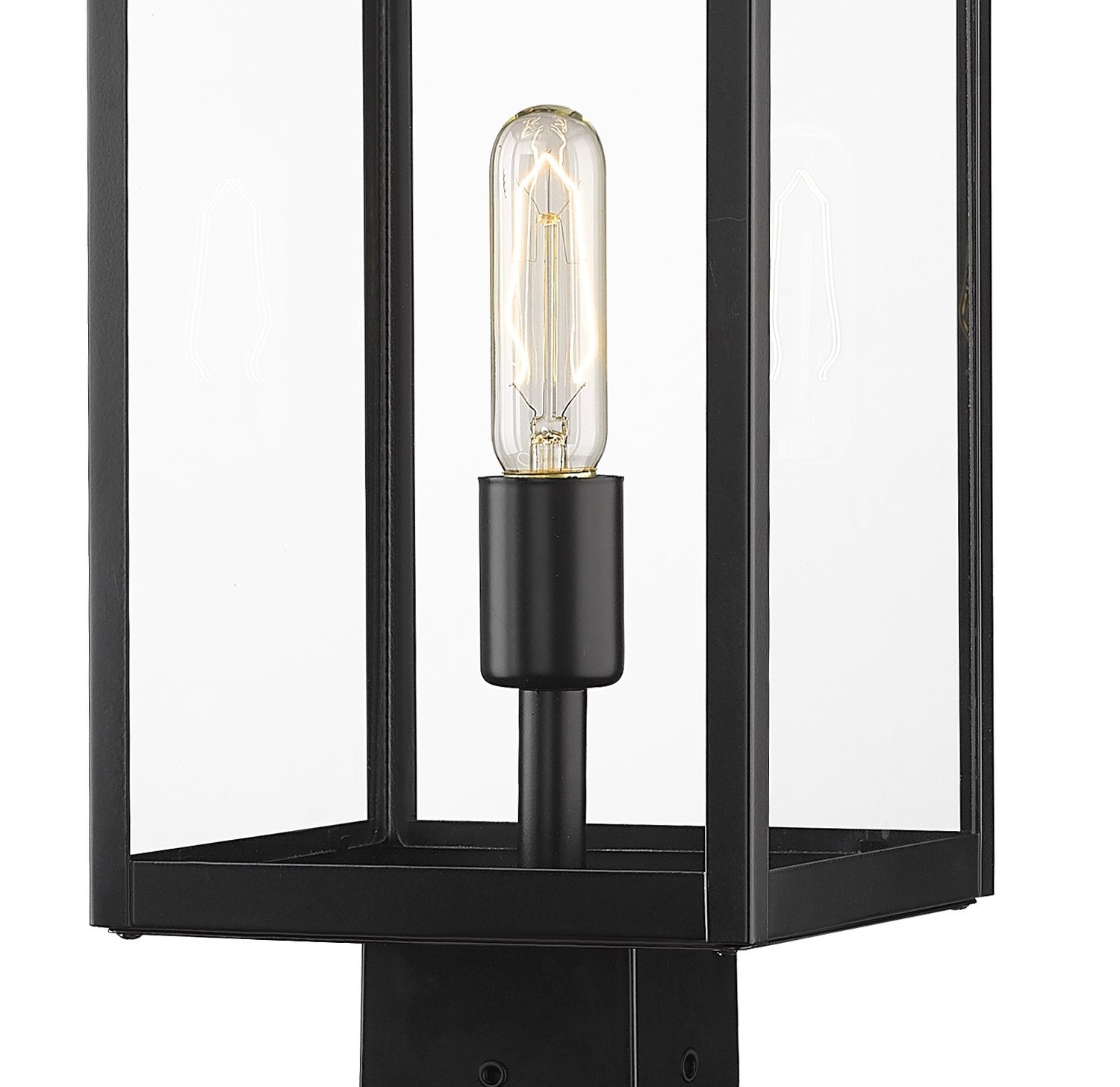 Z-LITE NURI OUTDOOR POST MOUNTED FIXTURE | 596PHMS-536P-BK - Post