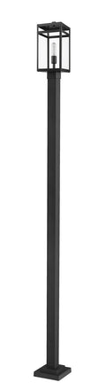 Z-LITE NURI OUTDOOR POST MOUNTED FIXTURE | 596PHMS-536P-BK - Post