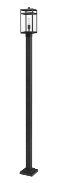 Z-LITE NURI OUTDOOR POST MOUNTED FIXTURE | 596PHMS-536P-BK - Post