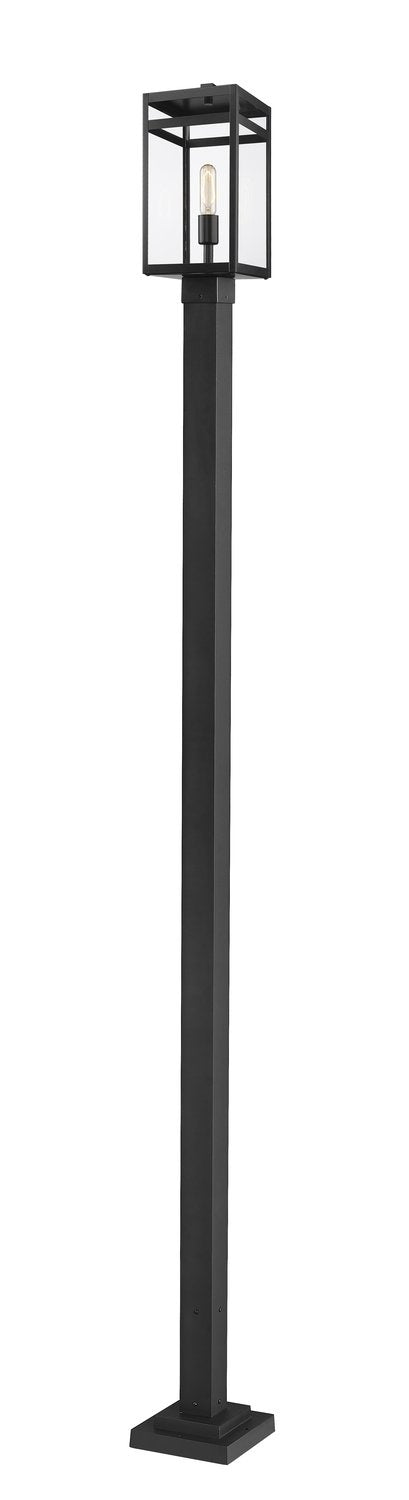 Z-LITE NURI OUTDOOR POST MOUNTED FIXTURE | 596PHMS-536P-BK - Post