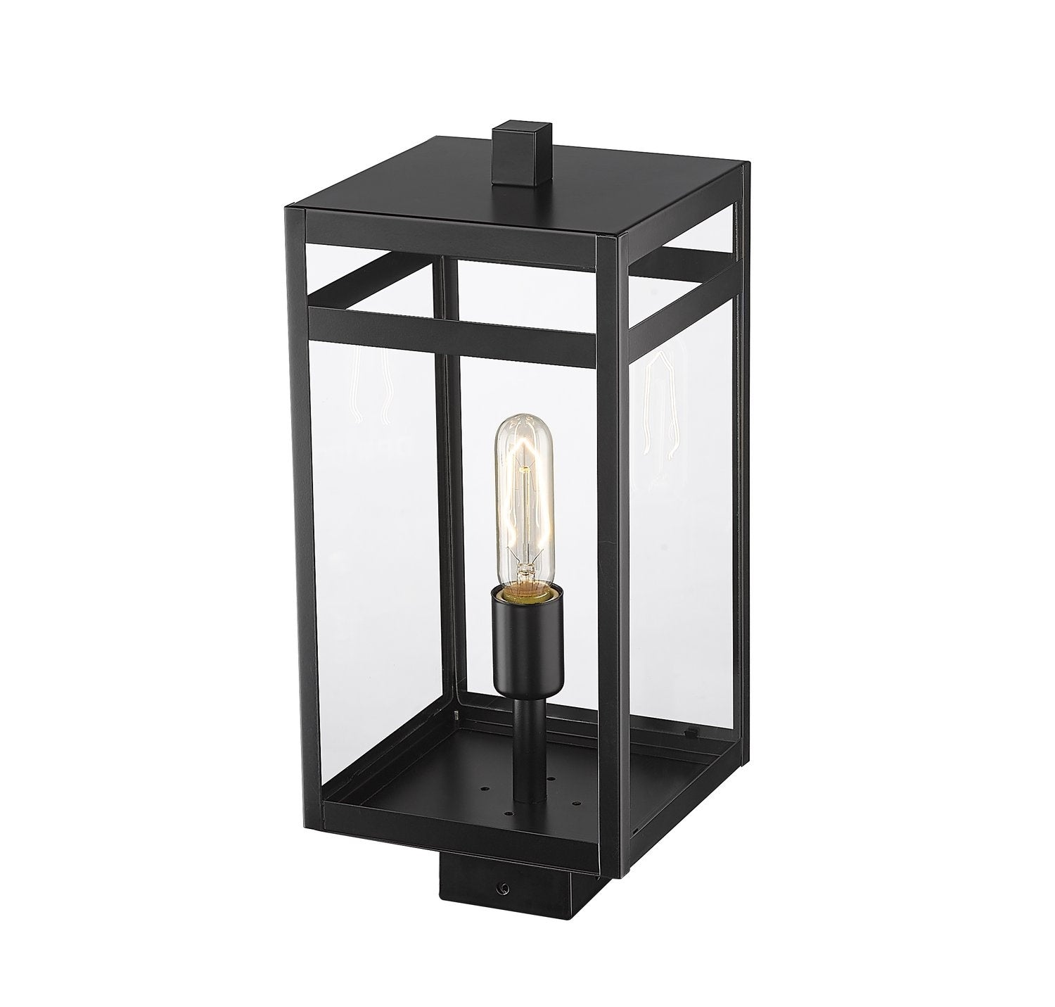 Z-LITE NURI OUTDOOR POST MOUNT FIXTURE | 596PHMS-BK - Post