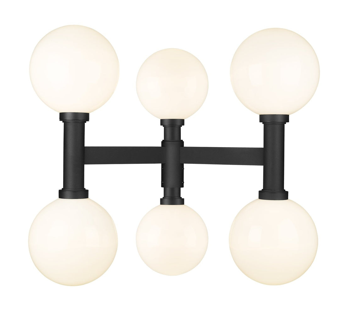 Z-LITE LAURENT OUTDOOR POST MOUNT FIXTURE | 597BP6-BK - Post